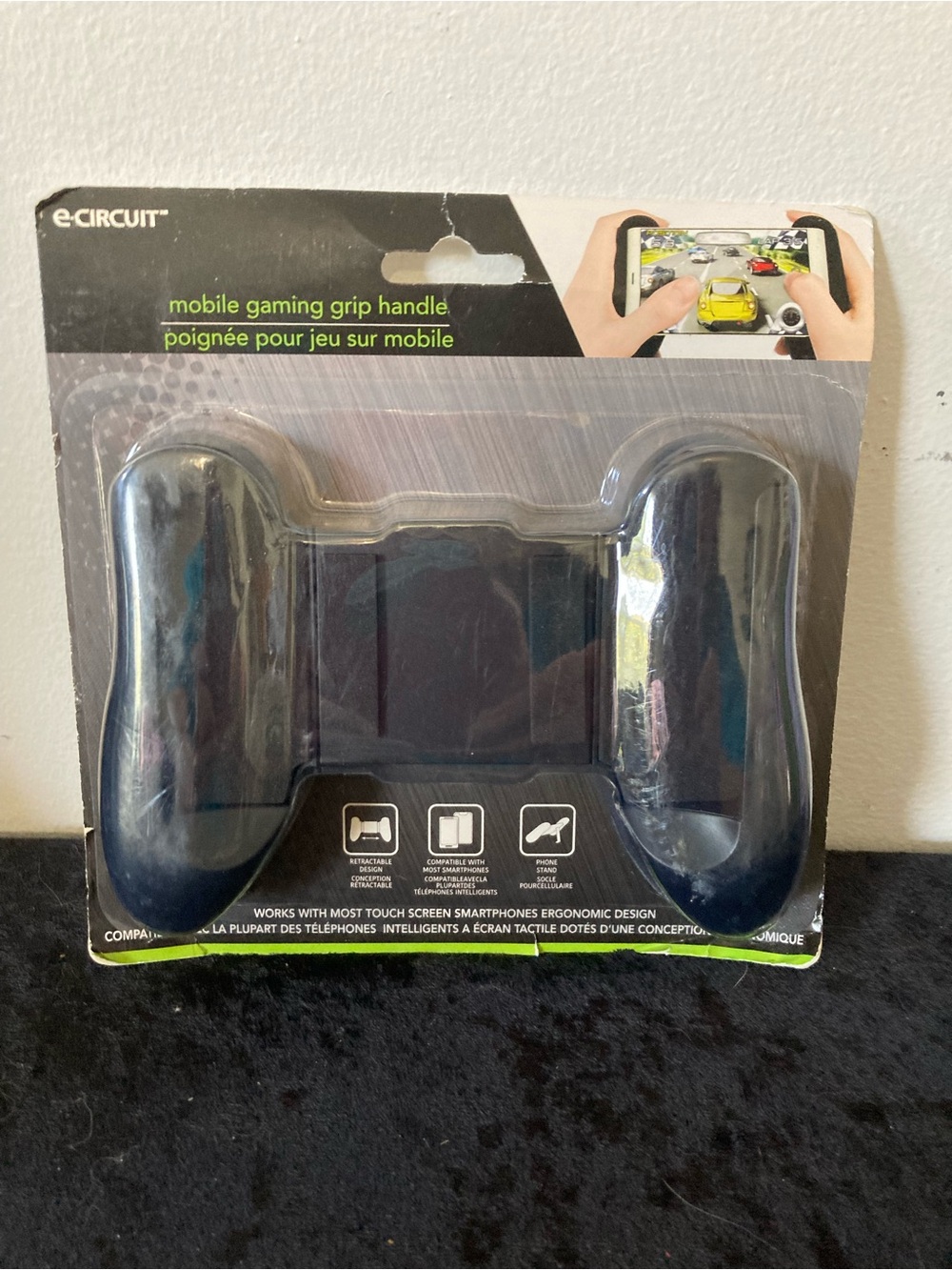 Mobile Gaming Grip Handle - Black - for Smartphone Ergonomic Design New